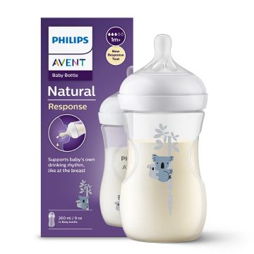 Бутылка для кормления Philips AVENT Natural Response коала 260мл с 1 месяца