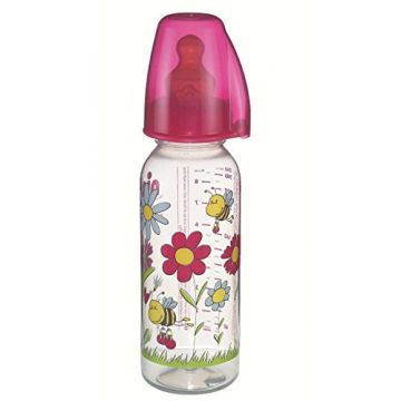 Бутылка для кормления Nip Family латексная д/дев р2 250мл 6+