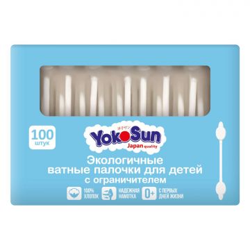 Ватные палочки YokoSun 100шт