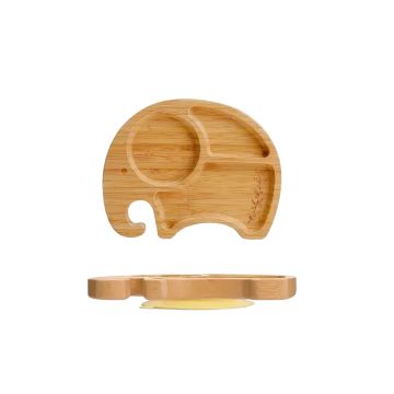 Деревянные тарелки на присоске