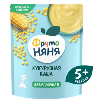 Безмолочная каша Фруто няня кукурузная 200г с 5 месяцев
