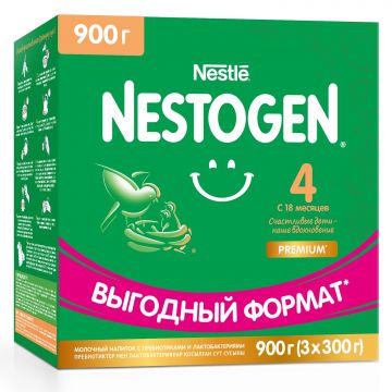 Молочная смесь Nestogen 4 900г с 18 месяцев