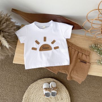 Комплект для детей футболка и шорты 2в1        Q320