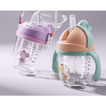 Поильник с силиконовой трубочкой MiniTree 270 мл       MN-535