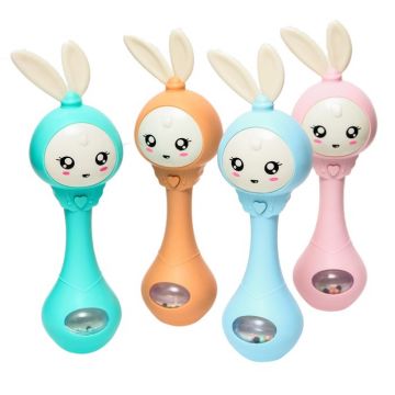 Погремушка-прорезыватель «Музыкальный Зайчик»    Baby Molar Rattle   YL5505
