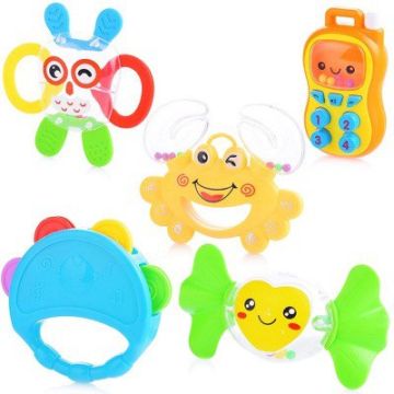 Погремушка 5в1 Baby Rattle A799