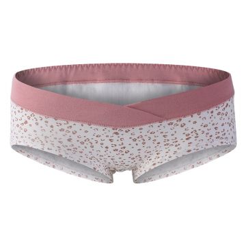Трусы для беременных дородовые с низкой талией  Белый, Цветочки 100% Хлопок Трикотаж  20031