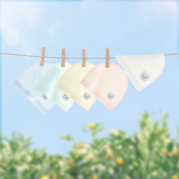 Шапка DuYaYa Перфорированный рибана  Teddy Уни, Постоянный  0-3 мес 0192L