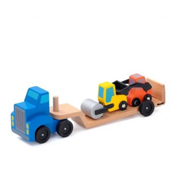 Игрушка машина автовоз Low-loader$digger