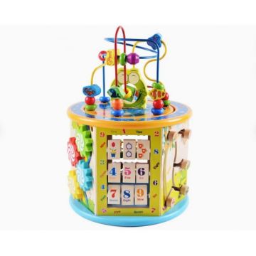 Развивающая игрушка бизиборд с шестью сторонами