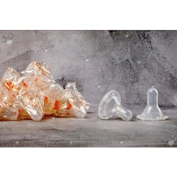 Соска для бутылки Бусинка в пакете силикон    Бусинка   508