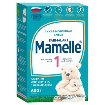 Молочная смесь Mamelle 1 600г с 0 месяцев