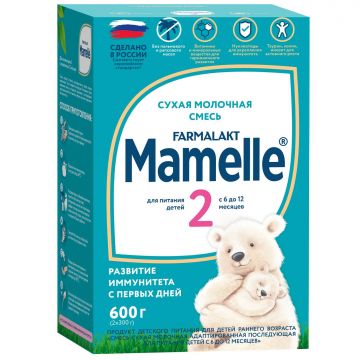 Молочная смесь Mamelle 2 600г с 6 месяцев