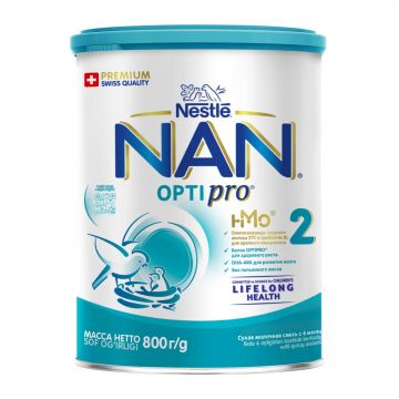 Молочная смесь NAN Optipro 2 800г с 6 месяцев