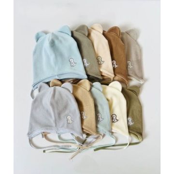 Шапка детская с завязками Bilal Kids Тедди Разные  Мал, Демисезон   A1877