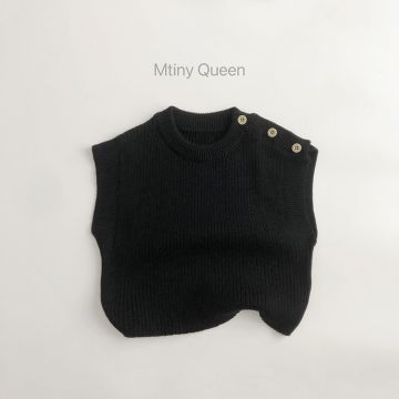 Жилетка  Mtiny Queen Трикотаж Черный Дев  25B11