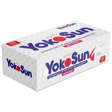 Бумажный гигиненические салфетки Yokosun 0+ 200шт