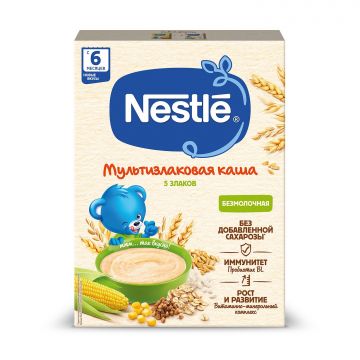 Безмолочная каша Nestle 5 злаков 200г с 6 месяцев