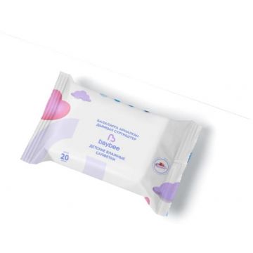 Влажные салфетки Baybee 20шт