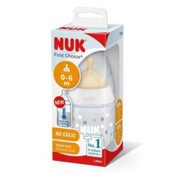 Бутылка для кормления Nuk First Choice латекс 150мл 0+