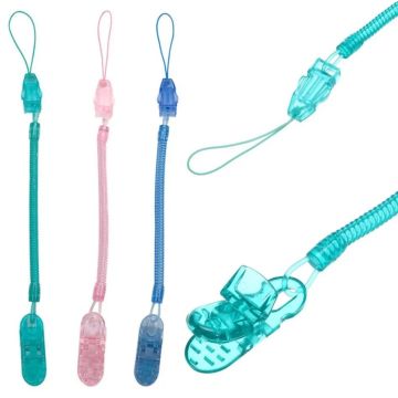 Держатель для пустышек     Пластик Пружинный 8602