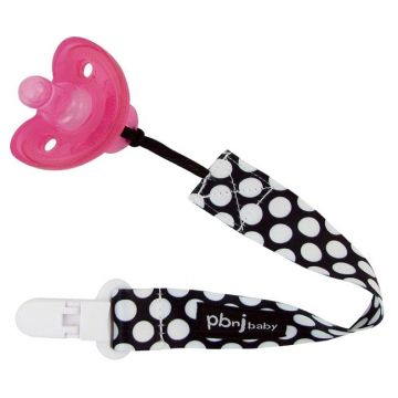 Держатель для пустышки    PBNJbaby Ткань/пластик  PBNJ3