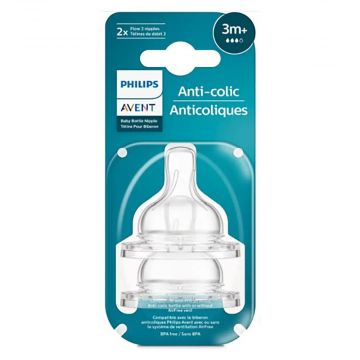 Соска для кормления Philips Avent Anti-colic 3мес+ 2шт