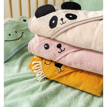 Полотенце с уголком  90*90 см  Nora Kids Махра  2136