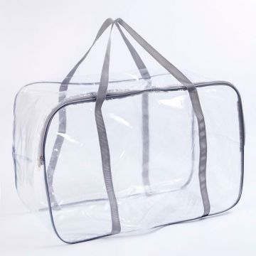 Прозрачная сумка в роддом  55*30 см  Victory пленка ПВХ  SUMVR-4