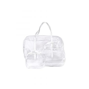 Прозрачная сумка в роддом 3в1  55*30 см  Victory пленка ПВХ  SUMVR-2