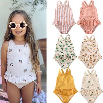 Купальник детский с шапочкой   Бифлекс   Дев  HY20113