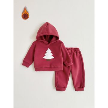 Спортивная двойка  Ёлка FMPDC Трикотаж/флис Бордовый  Уни  Q137