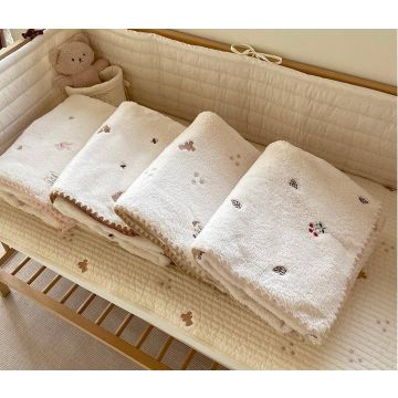 Плед для детей  90*130 см   Бамбук Оконтовка D209-1