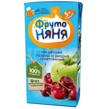 Сок Фруто няня яблоко, шиповник 200мл с 5 месяцев