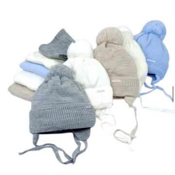 Шапка с шарфом Grans Вязаный трикотаж   , Зима   1083