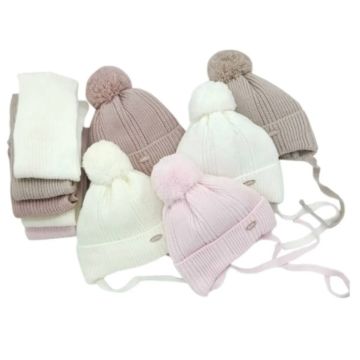 Шапка с шарфом Grans Вязаный трикотаж   , Зима   1509