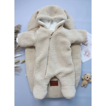 Комплект конверт кокон с комбинезон Dana Тедди