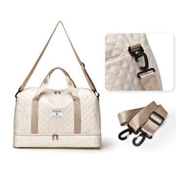 Сумка для мамы  50см*30см*25см  Zuomanni Стеганный Длинный ремень 20-35L