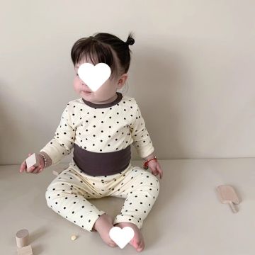 Пижама для детей кофта и штаны   Интерлок   Уни  25DF11