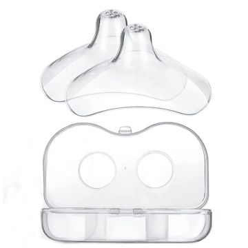 Накладка для груди силликон в кейсе полукруглый