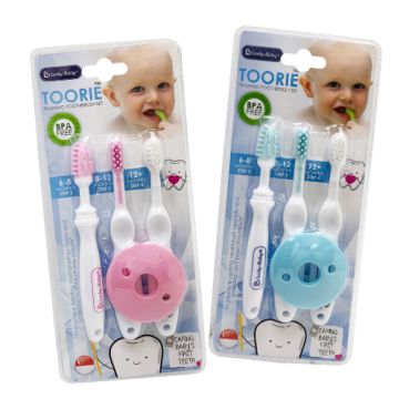 Набор зубных щеток 4в1    Lucky Baby   от 6 мес W609682