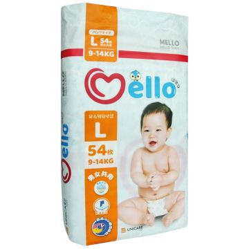 Подгузники Mello 4-L 9-14 кг (54шт)