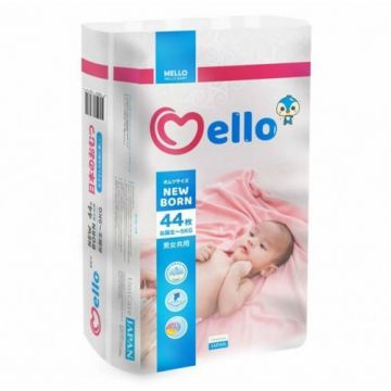 Подгузники Mello 1-NB 0-5кг (44шт)