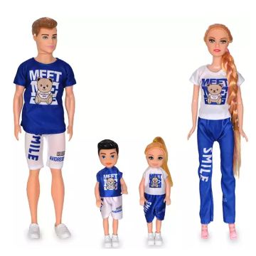 Куклы Барби и Кен с детьми     Fashion Style  Аксессуары QY603