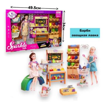 Кукла барби в супермаркете Sparkle Bella 3+