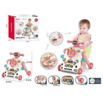 Игровой центр толокар и ходунки 3в1       6042/6043/6044