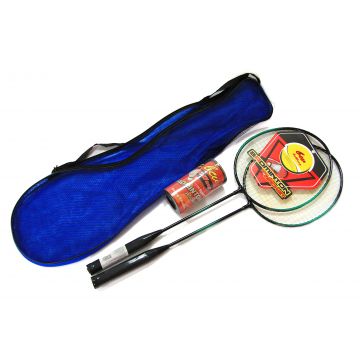 Набор для бадминтоа ракетка валан и сумка