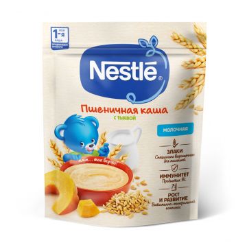 Молочная каша Nestle пшеничная с тыквой 200г с 5 месяцев