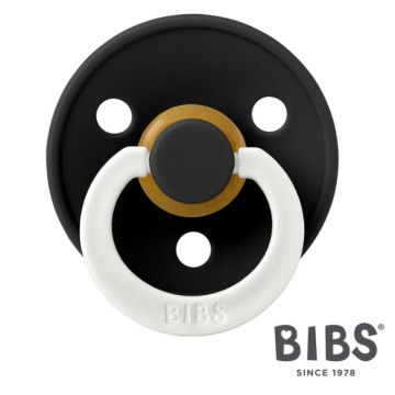 Пустышка BIBS Colour 0+ Круглый (ночная)       100331