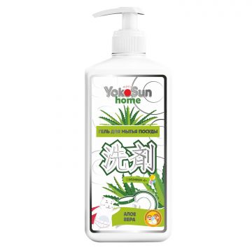 Гель для мытья посуды Yokosun с алоэ вера 1л